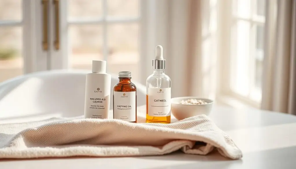 sensitive dry skin care routine