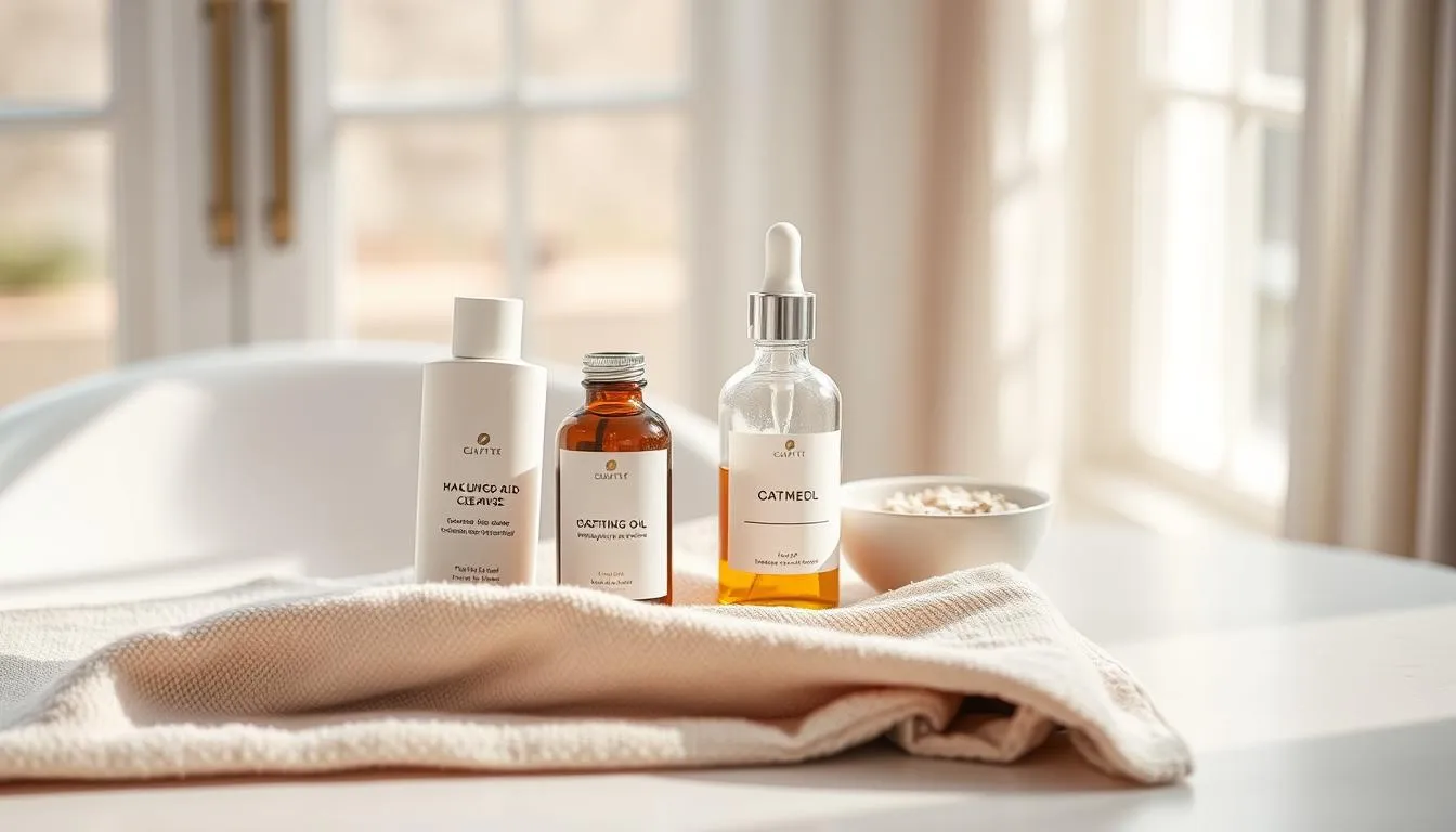sensitive dry skin care routine